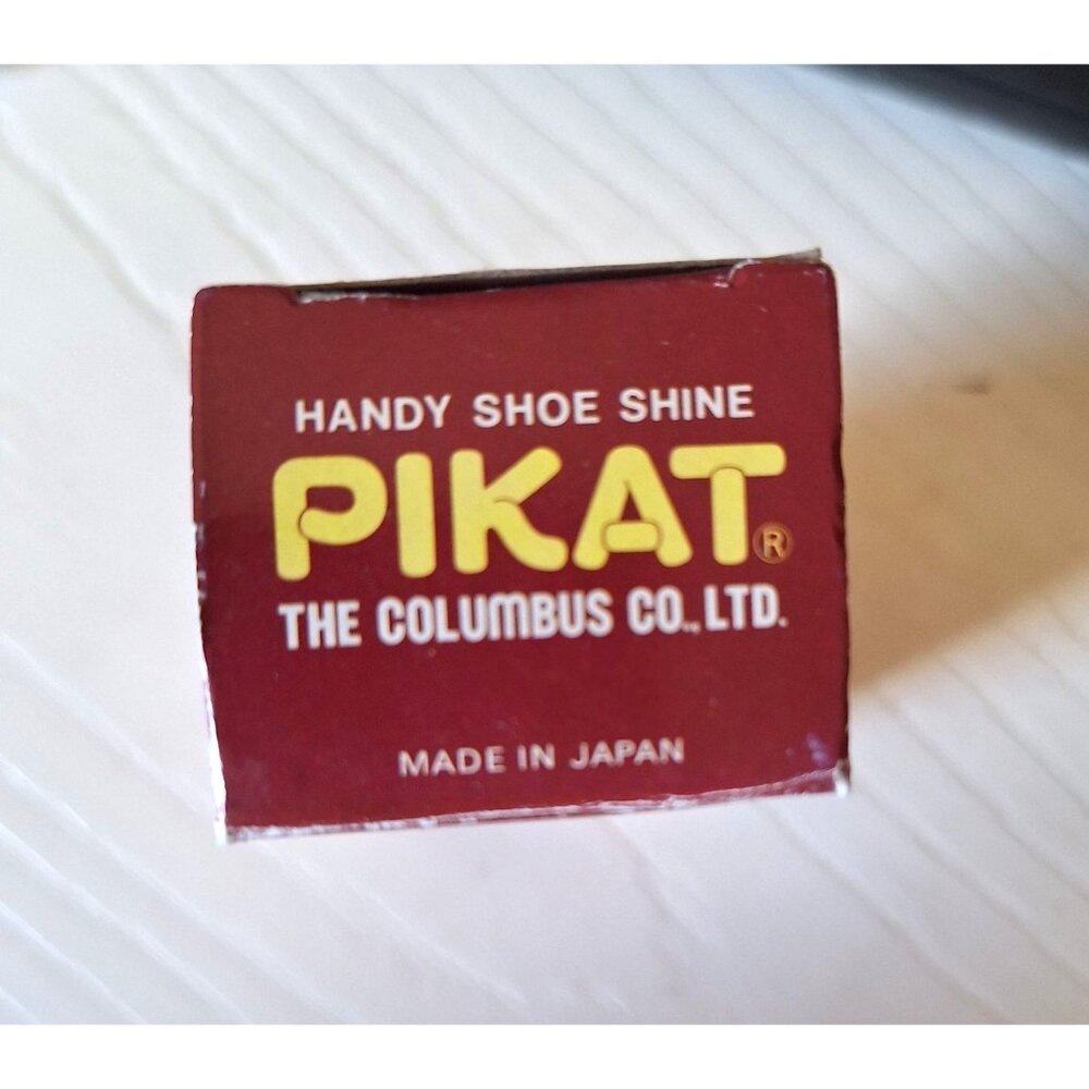 Pikat Handy Pocket Shoe Shine Sponge Wax-Impregnated Compact Travel Vintage - Picture 8 of 9